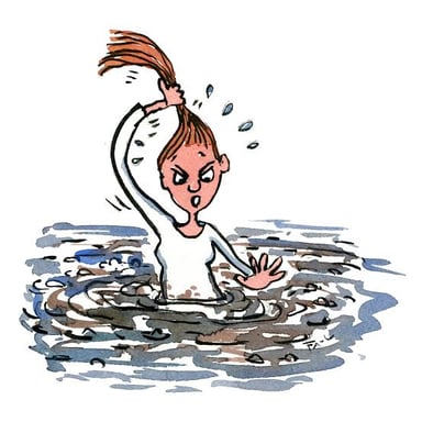Conceptual illustration of mud being smeared over a person’s reputation.