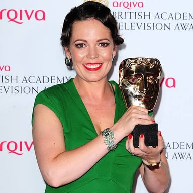 Portrait of British actor Olivia Colman