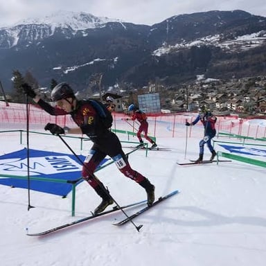 Athletes competing in an Olympic sporting event