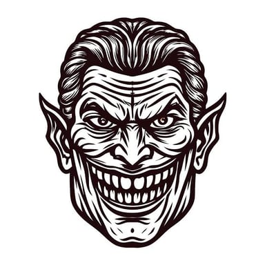 A fictional villain depicted with a menacing expression.