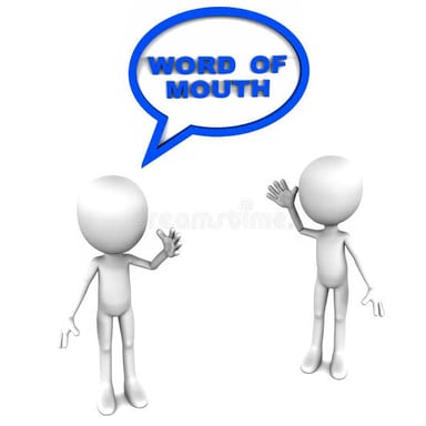 A person speaking aloud.