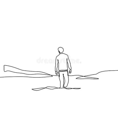 A person shown on their own.