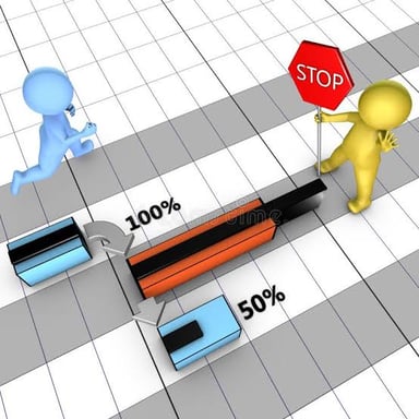 An illustration of someone completing a simple task with little effort.