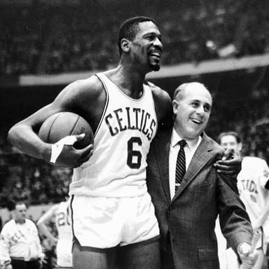 A Boston Celtics team photograph from the Bill Russell era.
