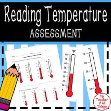 A thermometer showing the same reading in two conditions.
