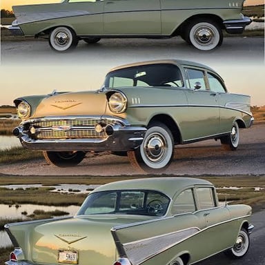 A 1950s Chevrolet Delray automobile.