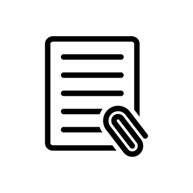 A paper document with a separate page attached.