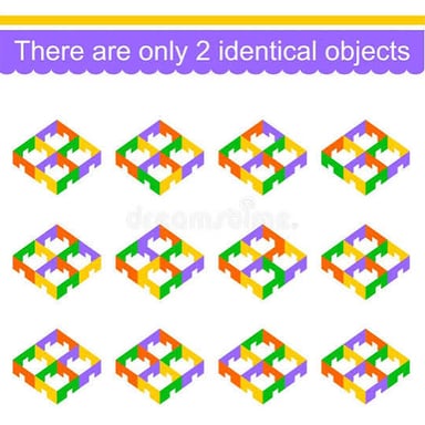 Identical objects arranged in orderly rows to illustrate uniformity.