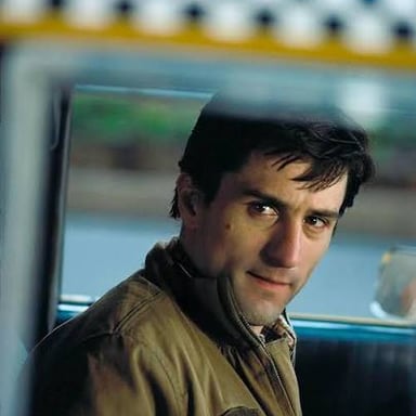 Robert De Niro as Travis Bickle in Taxi Driver.