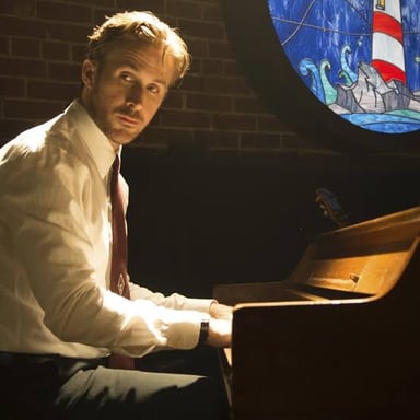 Ryan Gosling in a scene from La La Land.