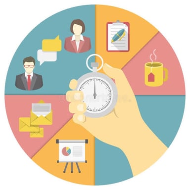 An illustration representing a timely or opportune moment