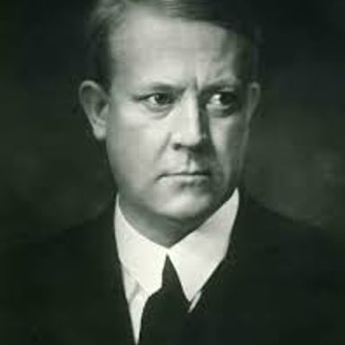 Portrait of Vidkun Quisling, the Norwegian politician whose name became a term for a traitor.