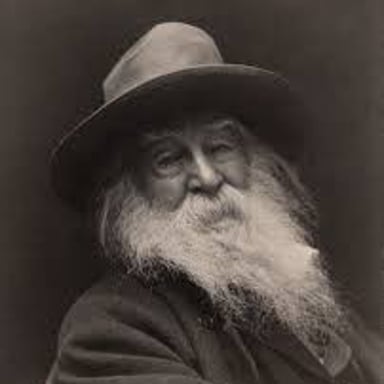 A portrait of Walt Whitman, the American poet.
