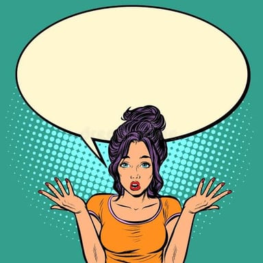 An illustration of a person looking confused.