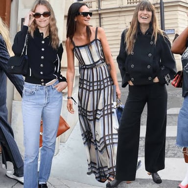 A stylish fashion look illustrating the phrase “très chic.”