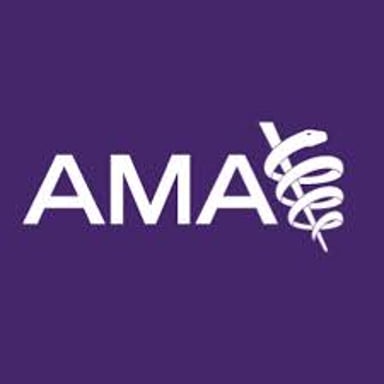The American Medical Association's logo, representing the physicians' professional organization.