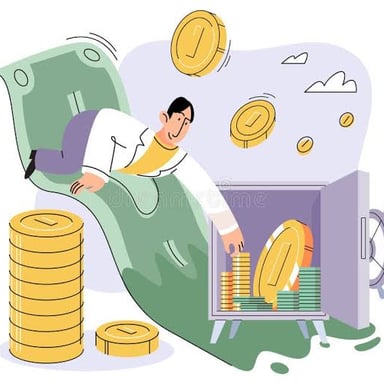 A person carefully planning expenses on a limited budget
