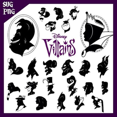 A dramatic silhouette representing a fictional villain