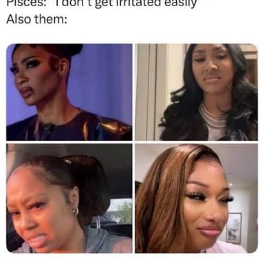 A person reacting with irritation to a comment.