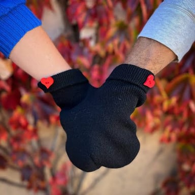 Matching pairs of gloves shown as coordinated sets.