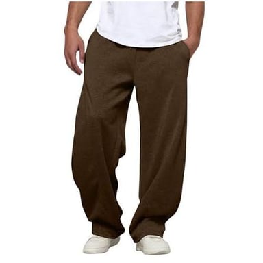 A pair of casual, comfortable sweatpants.
