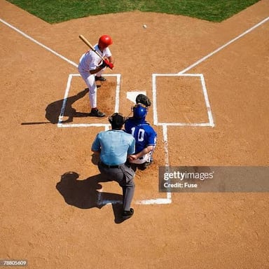 A baseball batter waiting in the box as the pitcher prepares to throw.