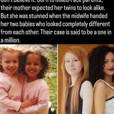 Two fraternal twins together, illustrating that twins can look different.