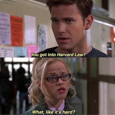 Elle Woods, the fashion-conscious law student from Legally Blonde.