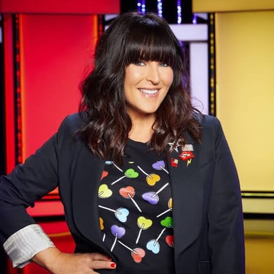 British television presenter Anna Richardson, host of Naked Attraction.