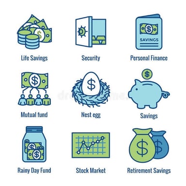 Illustration of a Roth IRA retirement savings account