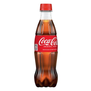 A bottle of carbonated soft drink