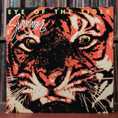 Album artwork associated with Survivor’s “Eye of the Tiger”