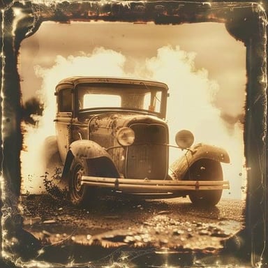 A photograph rendered in a warm sepia tone
