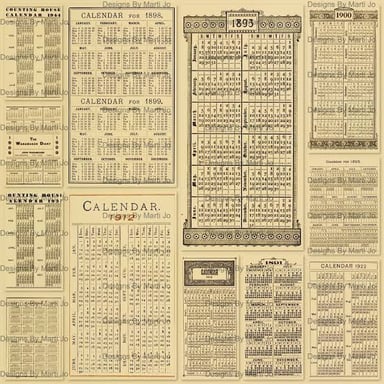 Calendar pages symbolizing time in the past