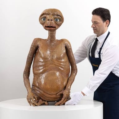 E.T., the extraterrestrial visitor from Steven Spielberg’s 1982 film.