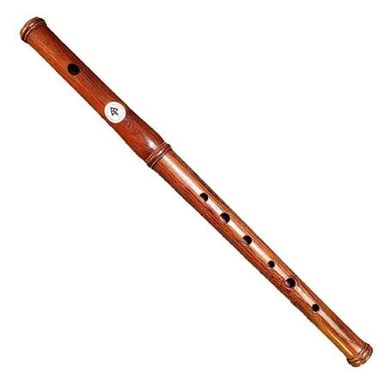 A fife and a flute, both instruments played using air.