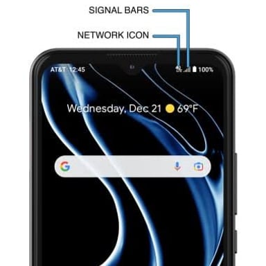 A smartphone connected to a cellular network, with LTE shown in its status bar.
