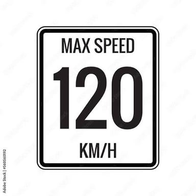A sign indicating a maximum permitted limit