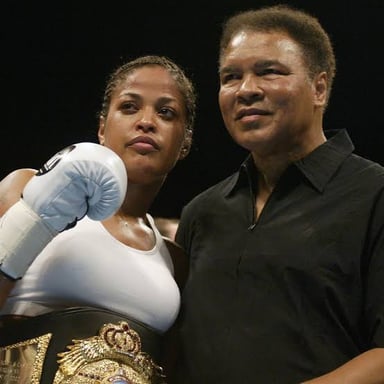 Portrait of boxer Laila Ali