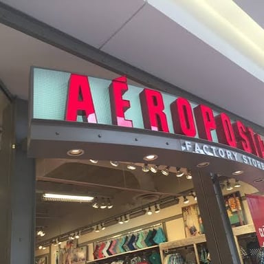 A row of retail outlet stores