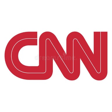 The CNN logo, identifying the Cable News Network.