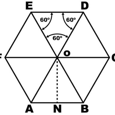 A six-sided hexagon beside a three-sided triangle illustrates the number prefixes hex- and tri-.