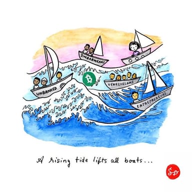 Several boats floating on water during a rising tide.
