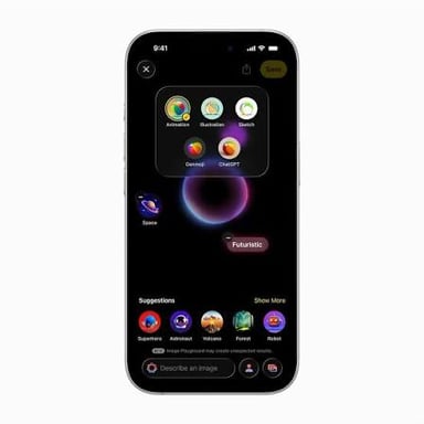 An Apple smartphone displaying the iOS interface