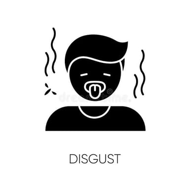 A simple visual representing strong dislike.