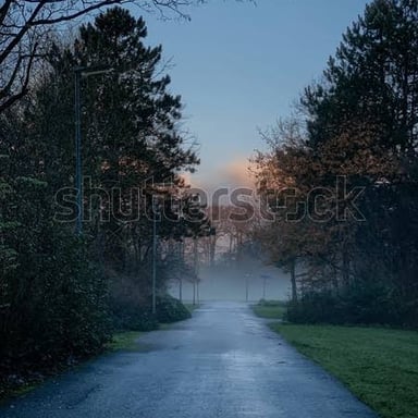 A setting with a noticeable atmosphere or mood.