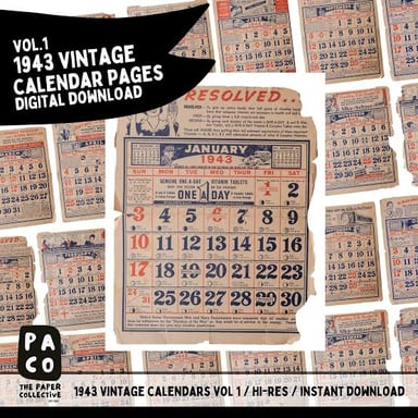 Calendar pages suggesting that a long time has passed.