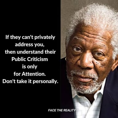 A person faces criticism after making a decision.