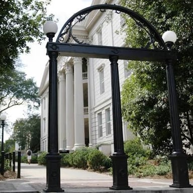 The University of Georgia campus in Athens, Georgia.