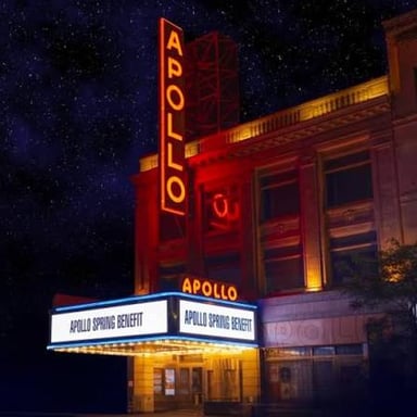 The Apollo Theater marquee in Harlem